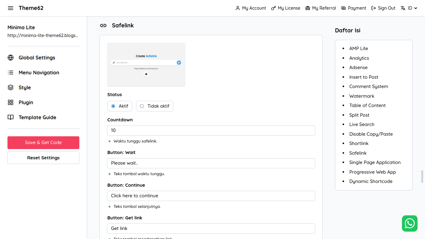 Plugin Safelink