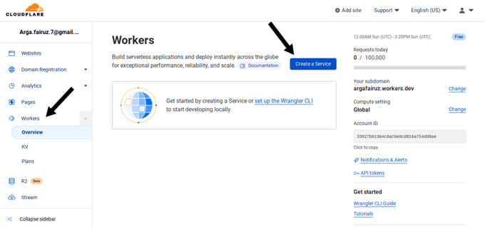 Workers Create Service