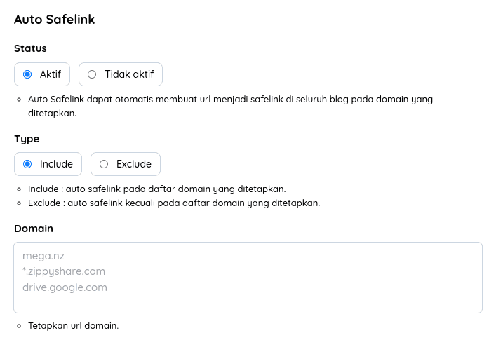 Auto Safelink