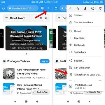 PWA Install Homescreen