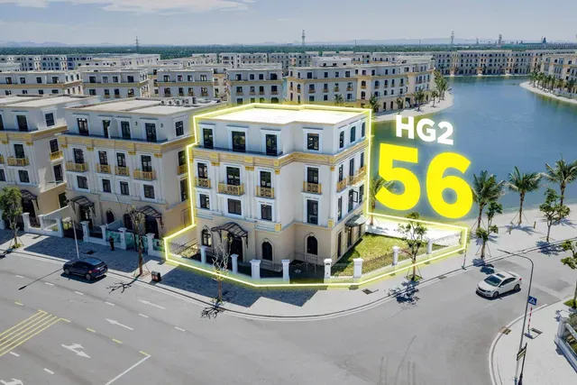 🔥 HG2-56 - BT Đơn Lập - Khu Hoàng Gia - Vin Vũ Yên 🌊 DT 425m2 - DTXD 720m2