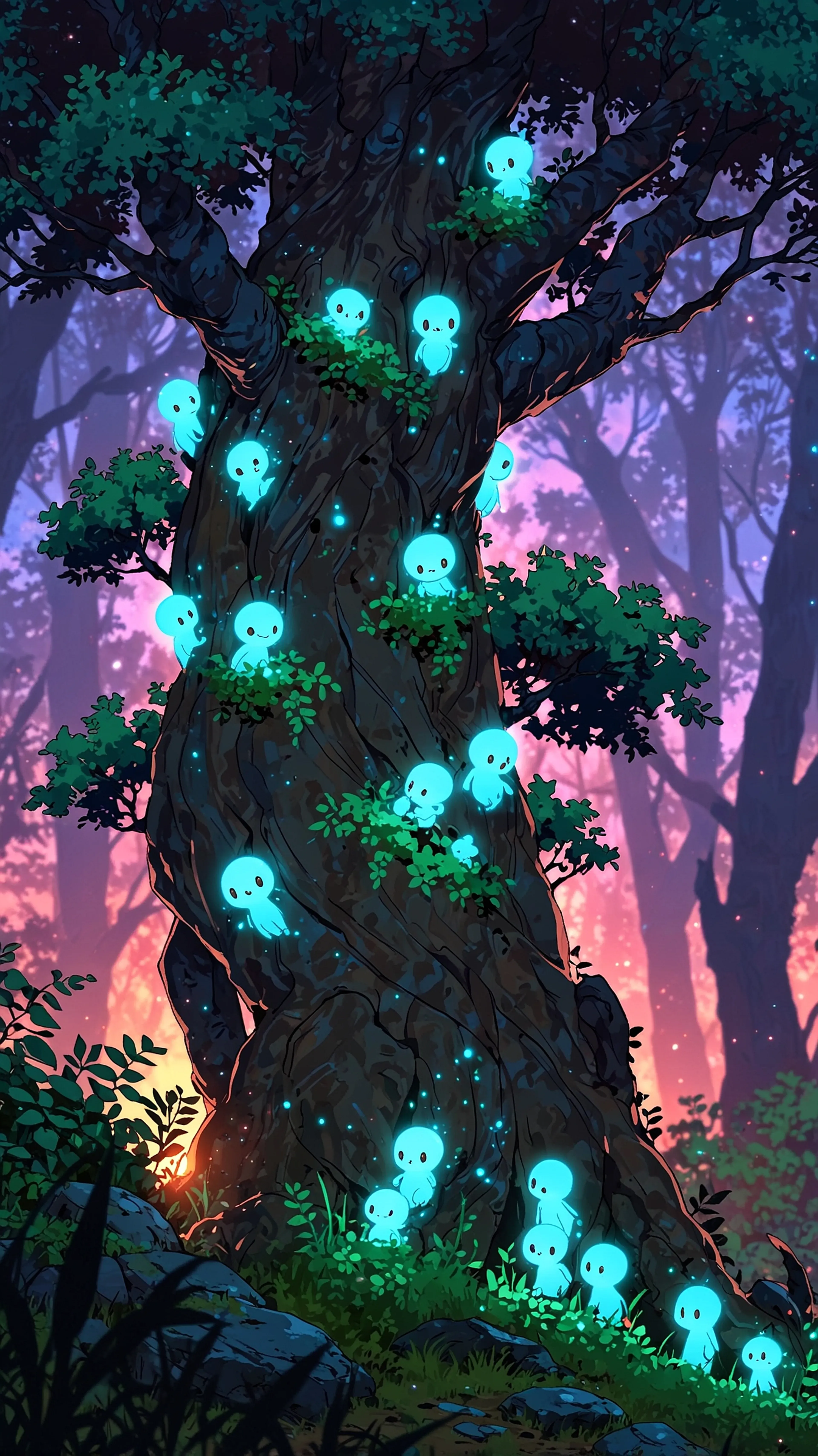 Kodama's Perch anime wallpaper