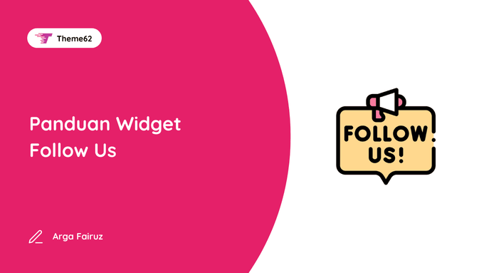Panduan Widget Follow Us