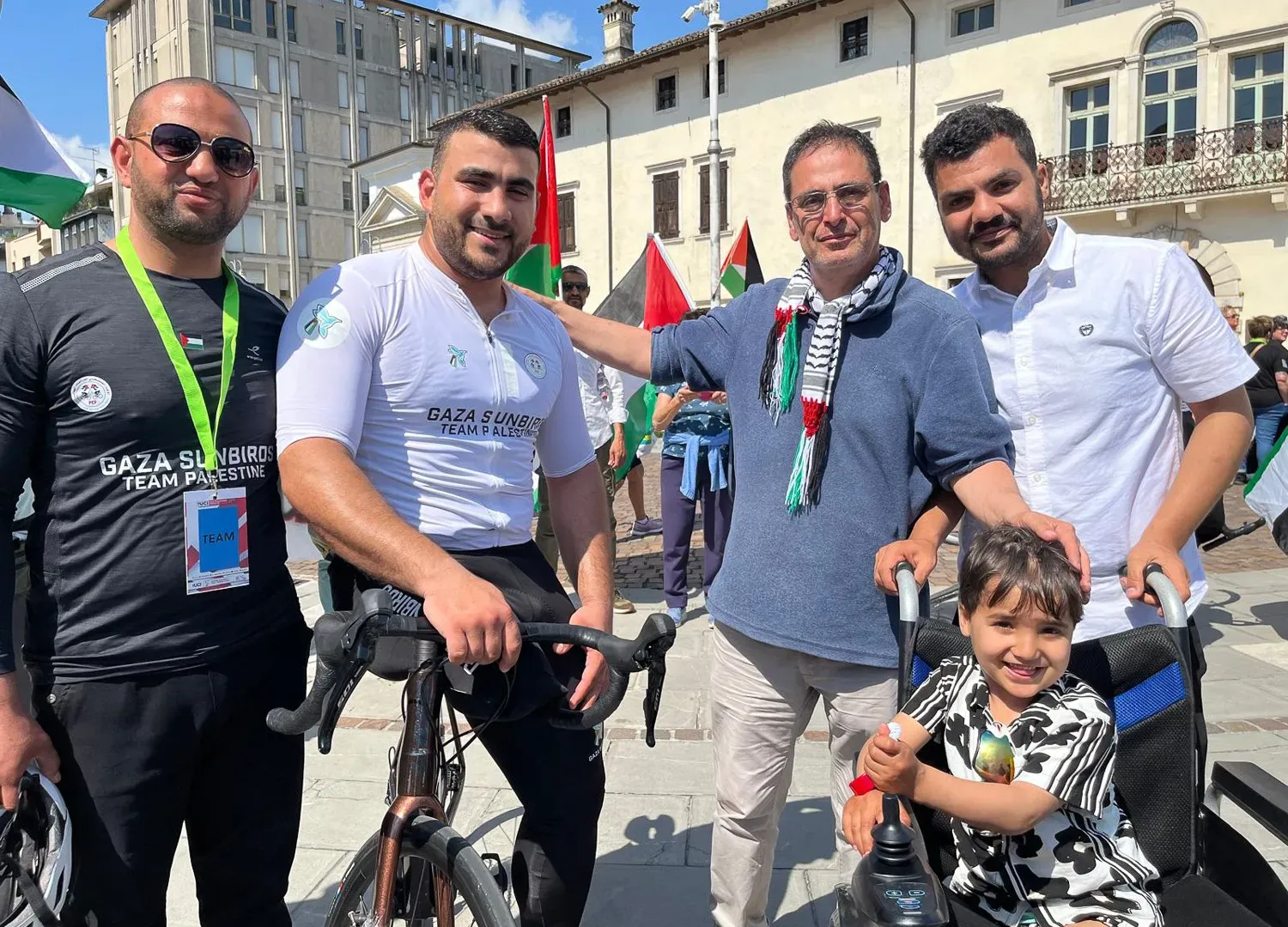 Amid Israel’s war on Gaza, cyclist Alaa al-Daly fights for a shot at glory