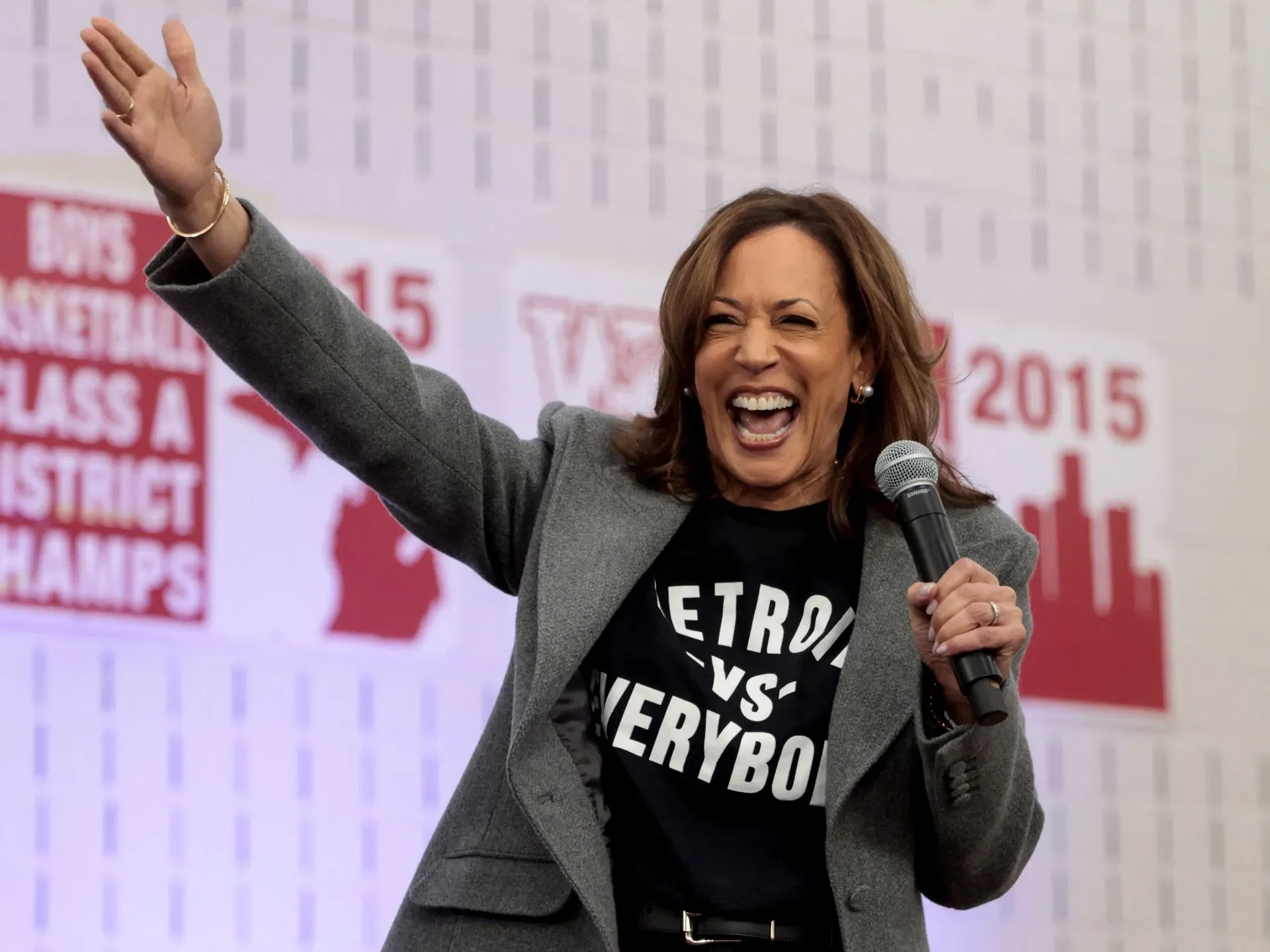 Kamala Harris’s campaign flexes celebrity support in Detroit and Atlanta