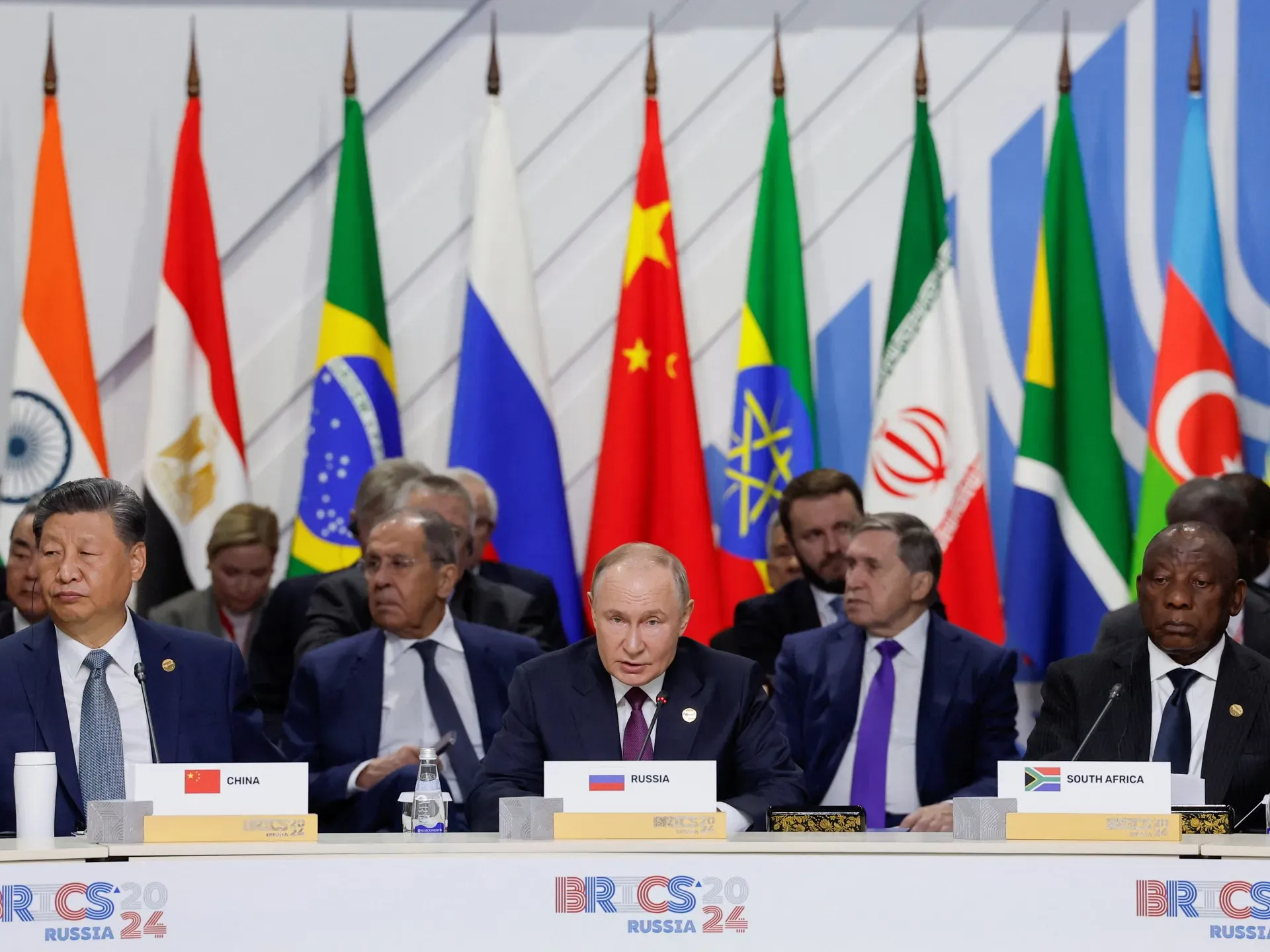 At BRICS summit, Putin welcomes Trump’s comments on ending Ukraine war