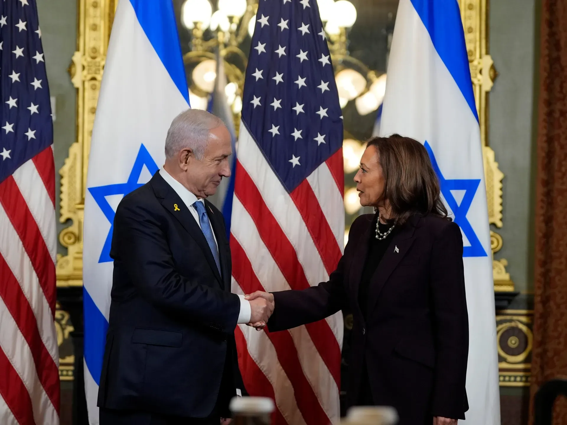 How Republican-linked ads stir Israel tensions to undermine Kamala Harris