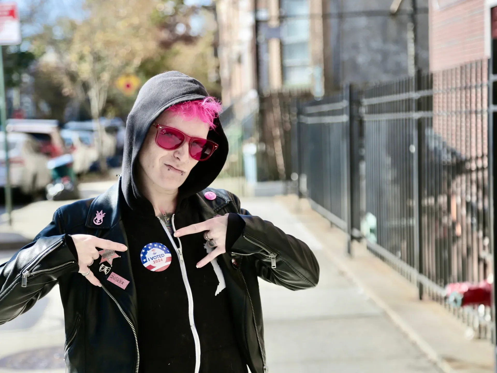 Excited and unnerved: New Yorkers flood the polls on US Election Day