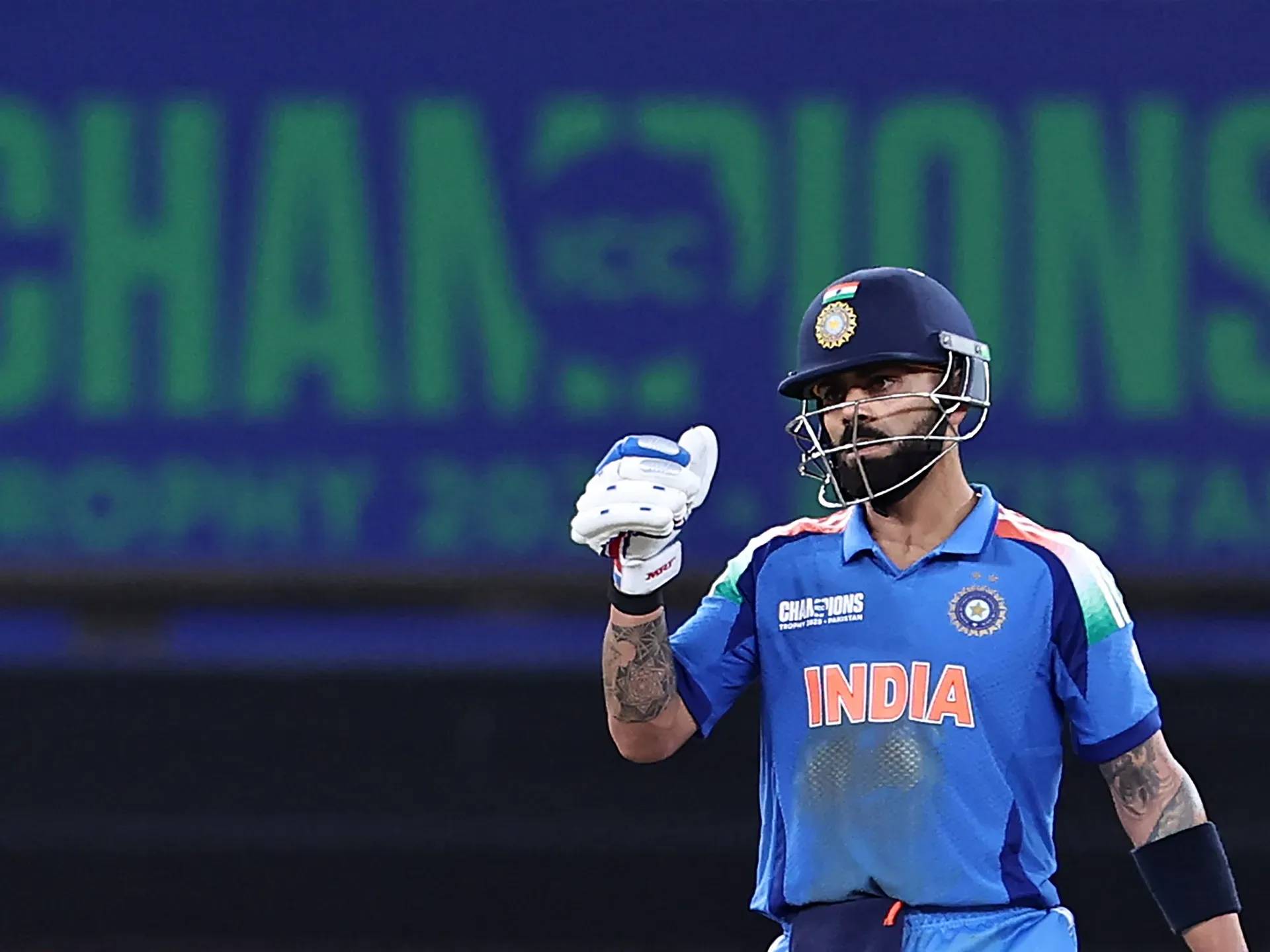 India’s Kohli shuts ‘outside noise’ in landmark century against Pakistan