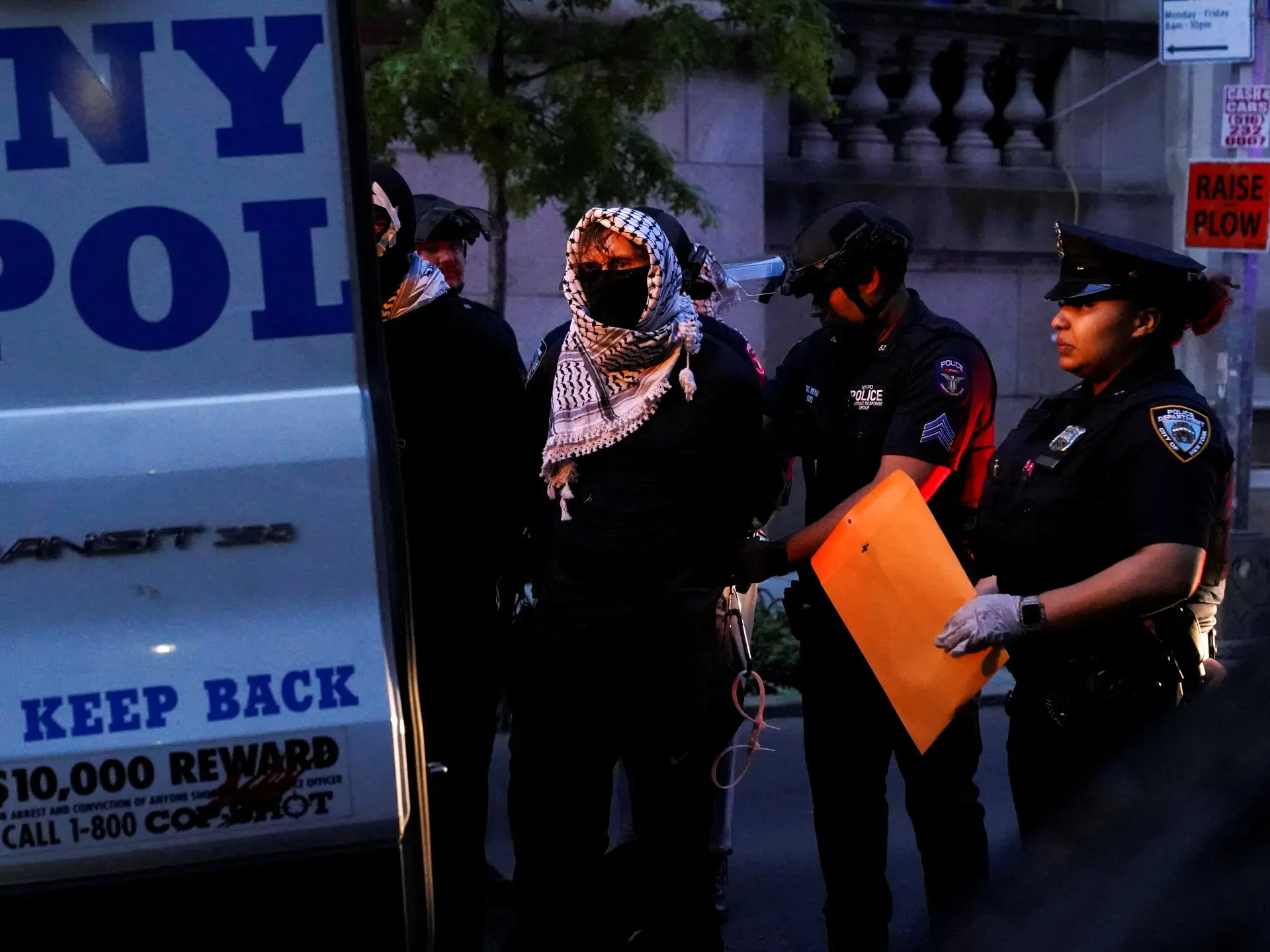 Pro-Palestinian protesters arrested at US’s Columbia University