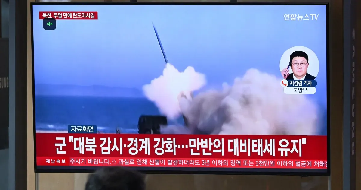 North Korea fires missiles off east coast, South Korea says