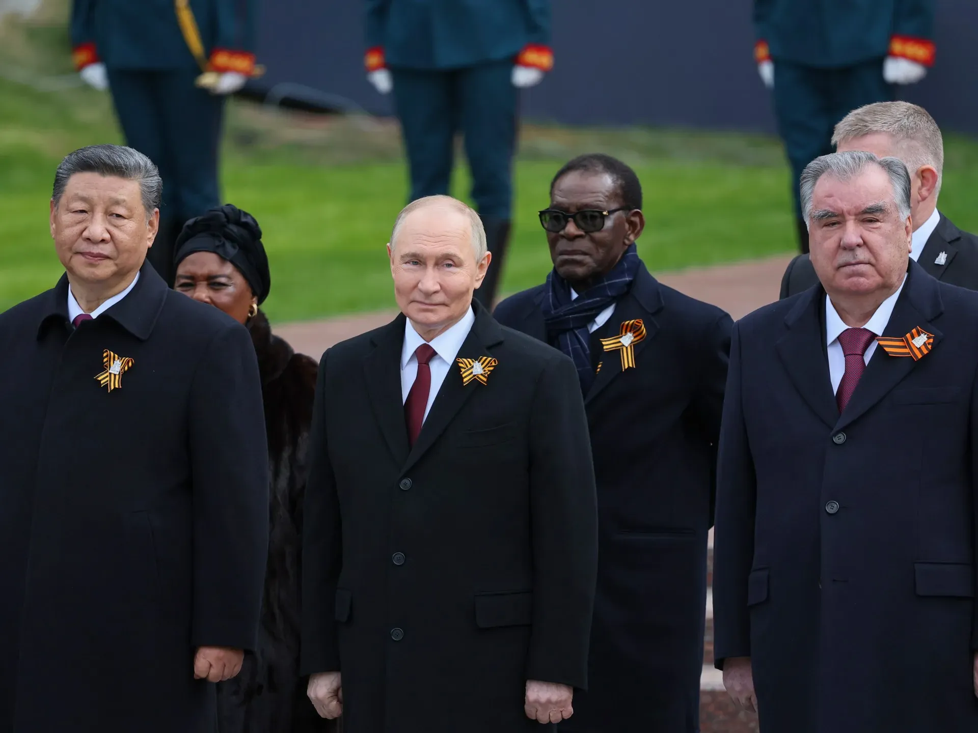 Moscow and Kyiv trade accusations as Russia holds Victory Day spectacle