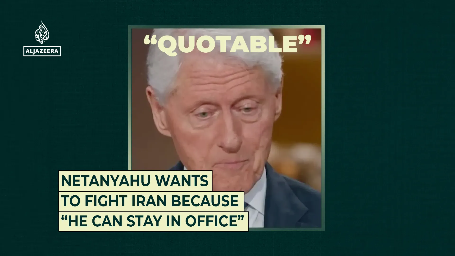 Netanyahu wants to fight Iran because “he can stay in office”