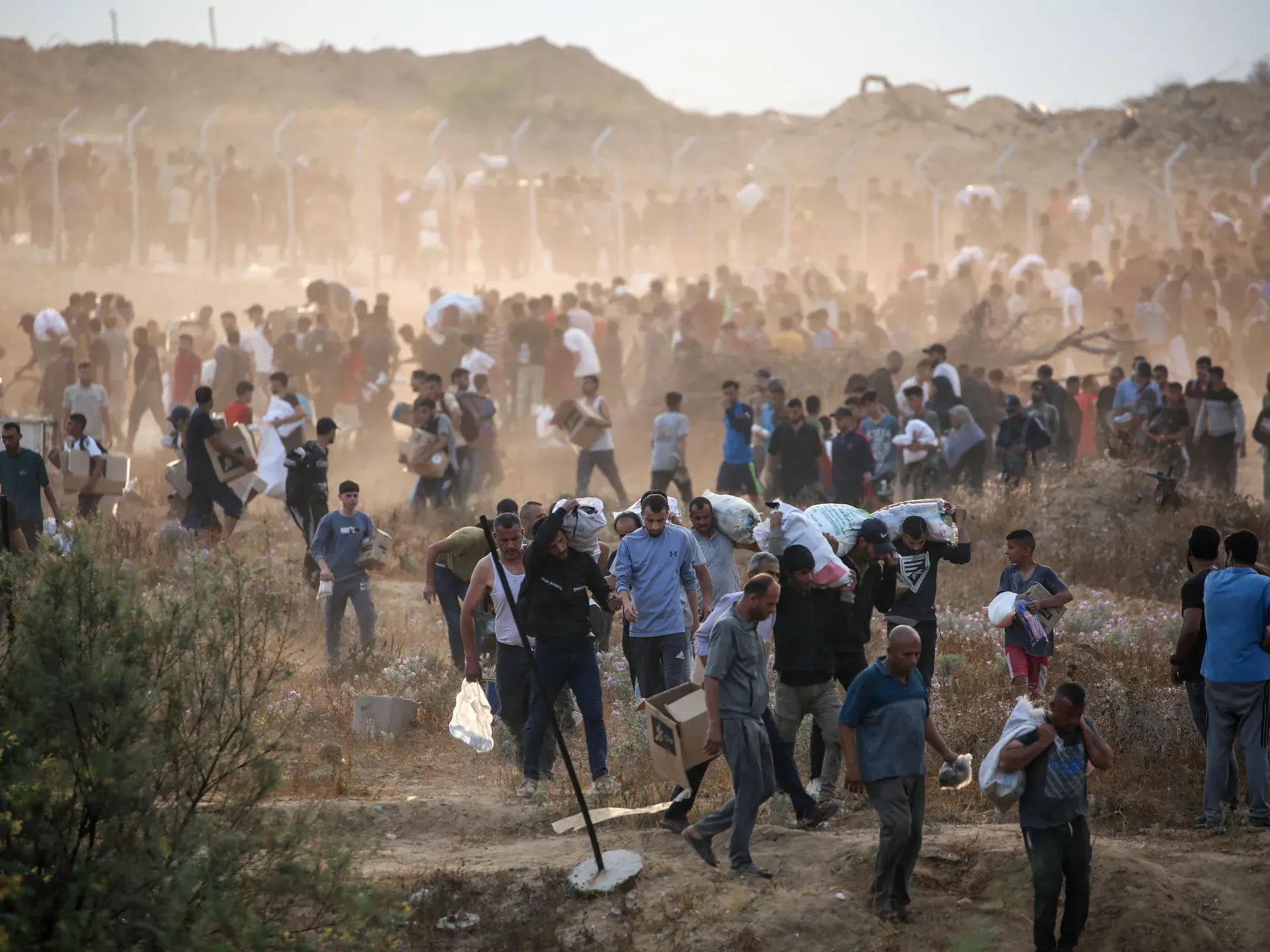 I’m in northern Gaza. I would rather starve than take GHF aid