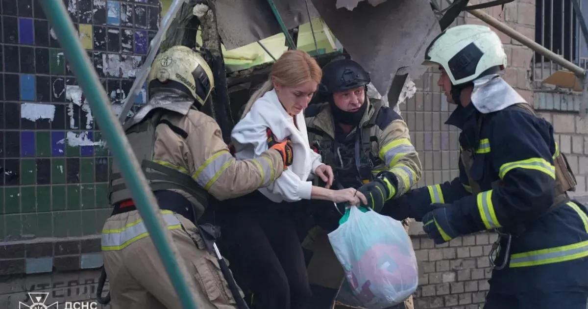 ‘Massive’ Russian air assault kills at least six in Ukraine’s capital Kyiv