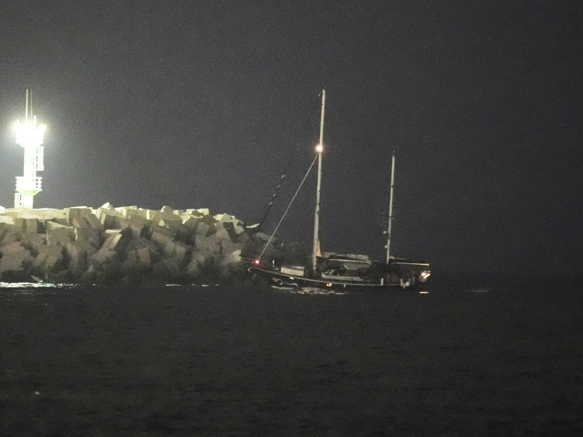 Seized Gaza aid boat Madleen carrying Greta Thunberg taken to Israeli port