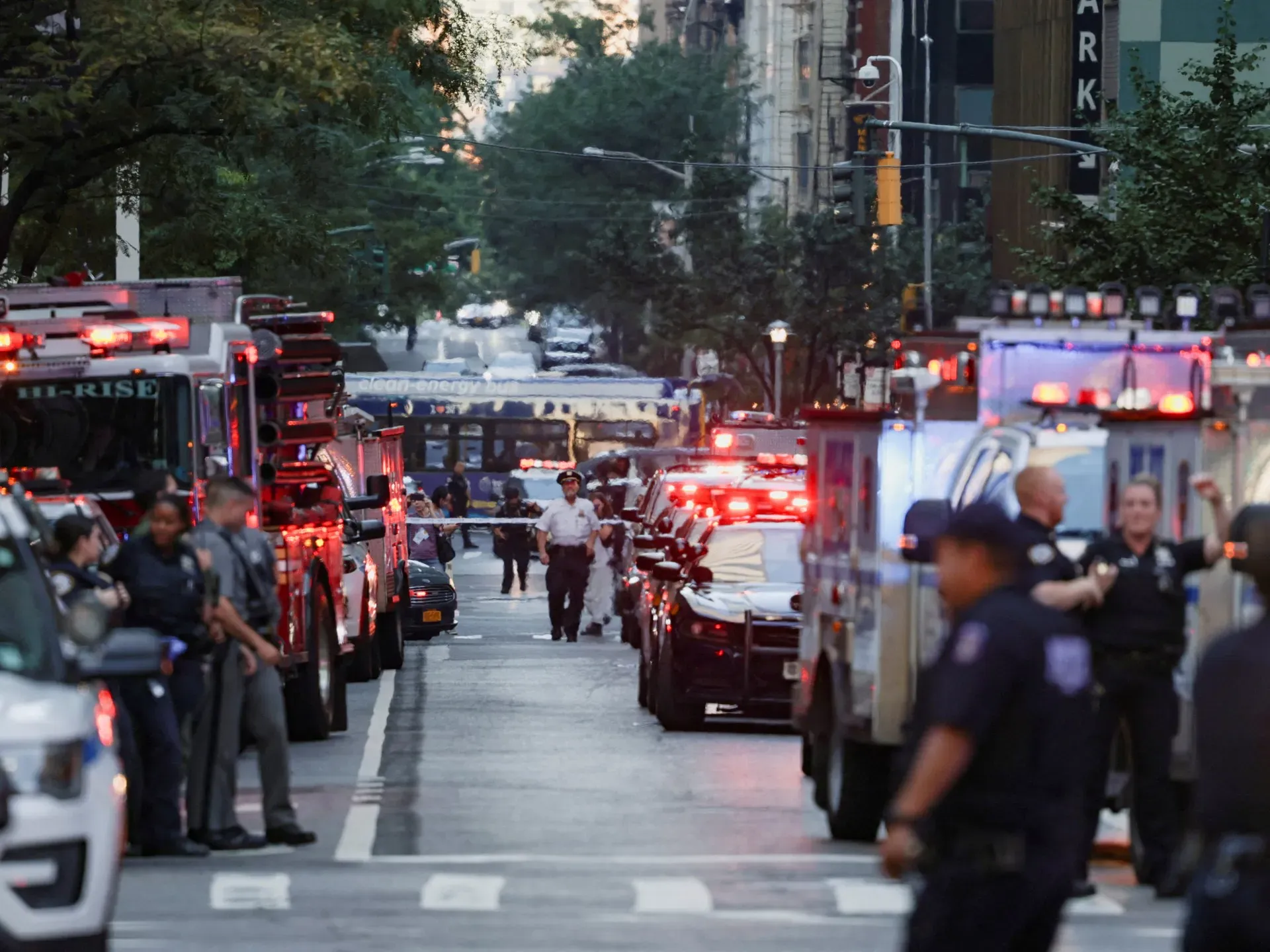 Four killed in New York shooting, including police officer, suspect: Report