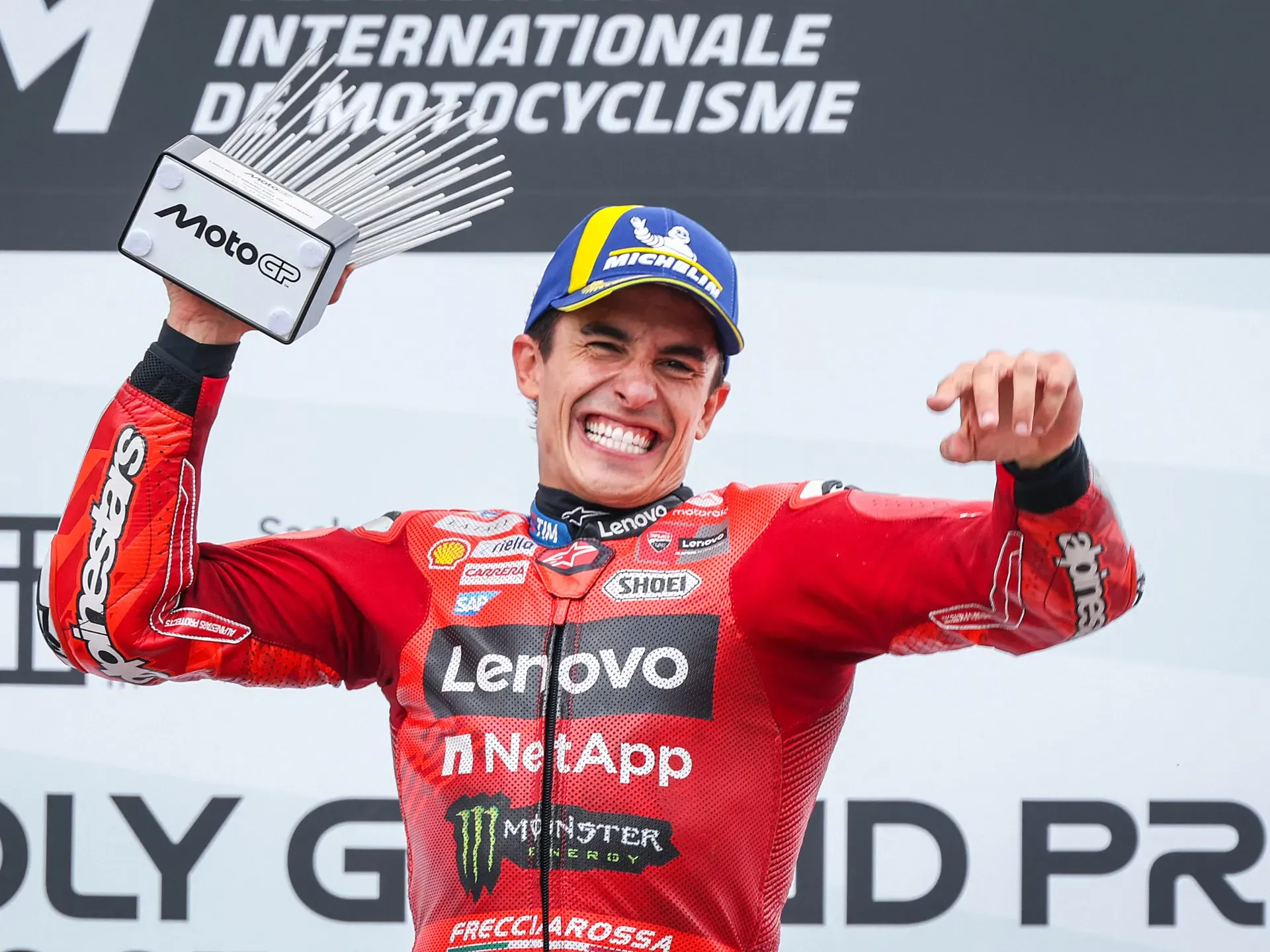 Marc Marquez wins chaotic German MotoGP at Sachsenring