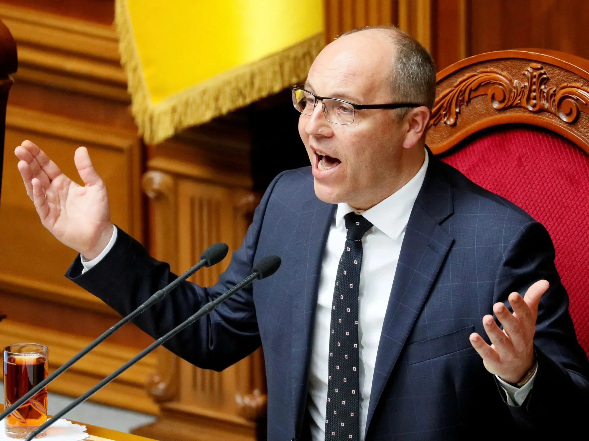 Ukraine arrests suspect in former parliamentary speaker’s murder