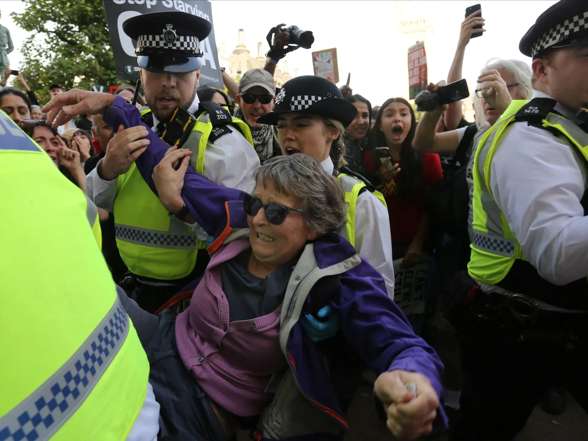 UK police arrest almost 900 protesters at pro-Palestine Action rally