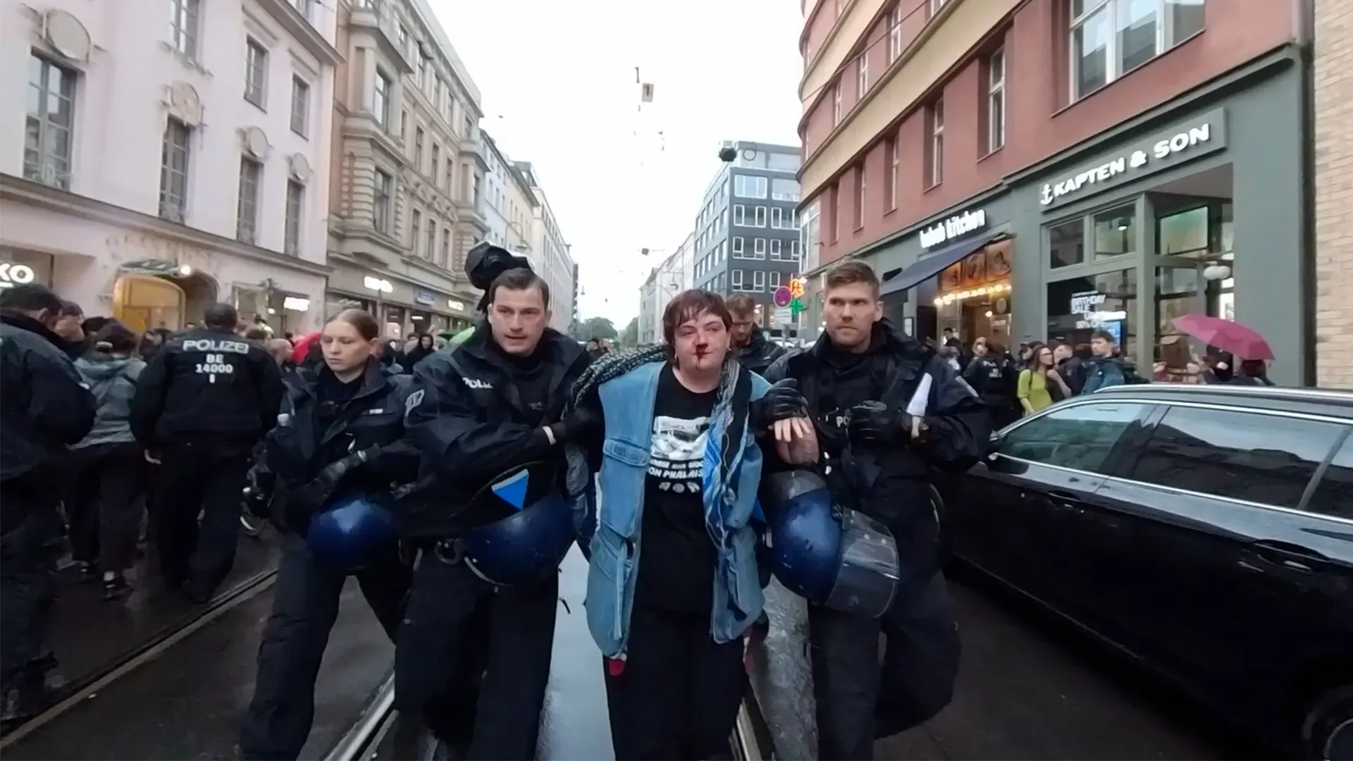 German police brutality targets pro-Palestine movement: Injured protester