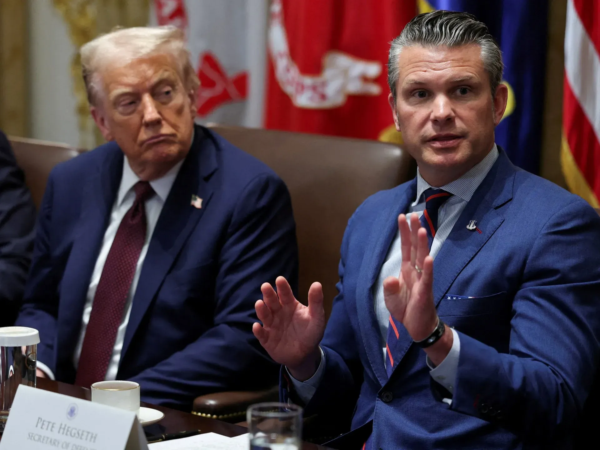 ‘It’s about time’: Trump says he will join gathering of US military leaders
