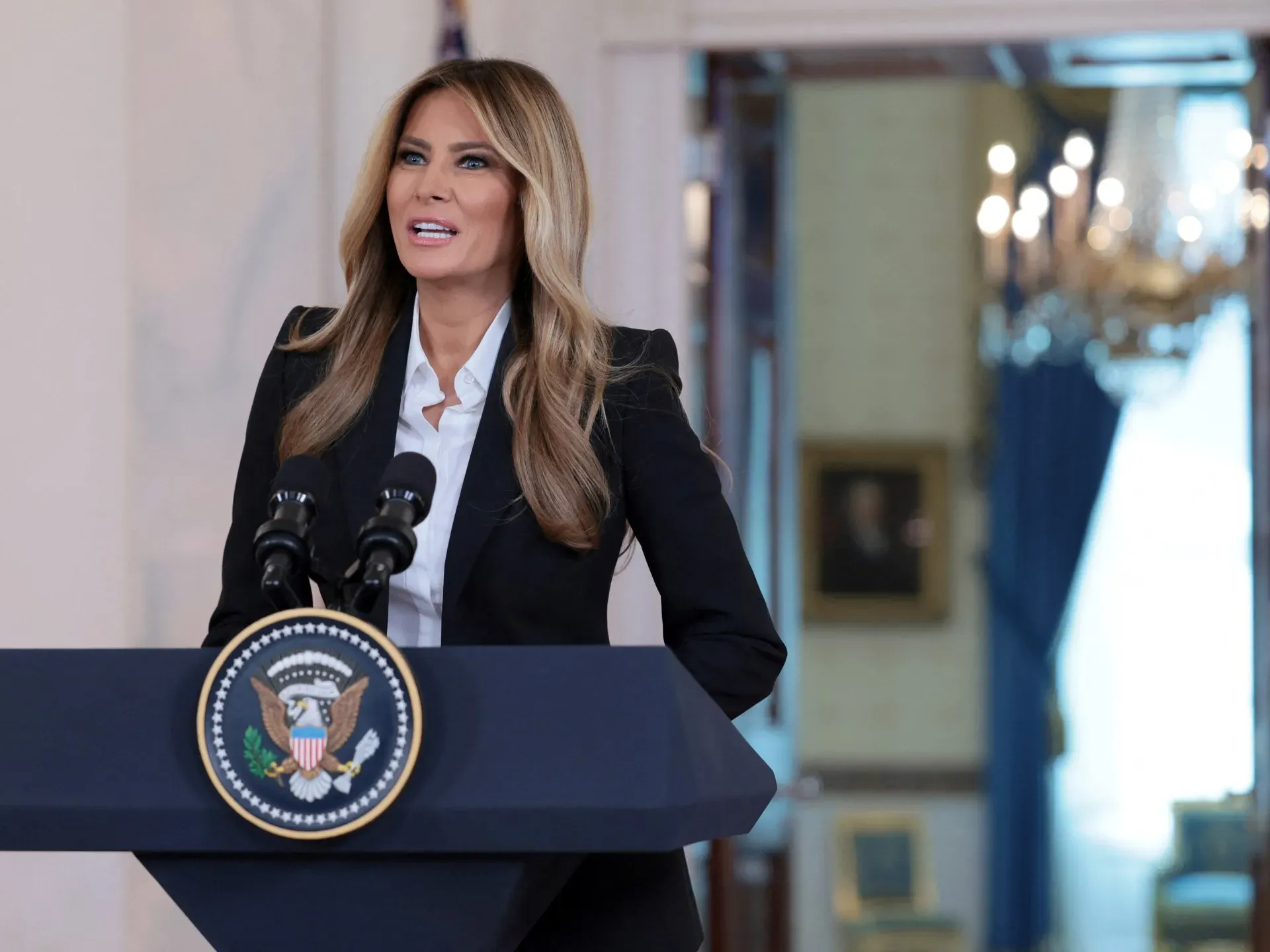 Melania Trump touts return of displaced children amid Russia-Ukraine war