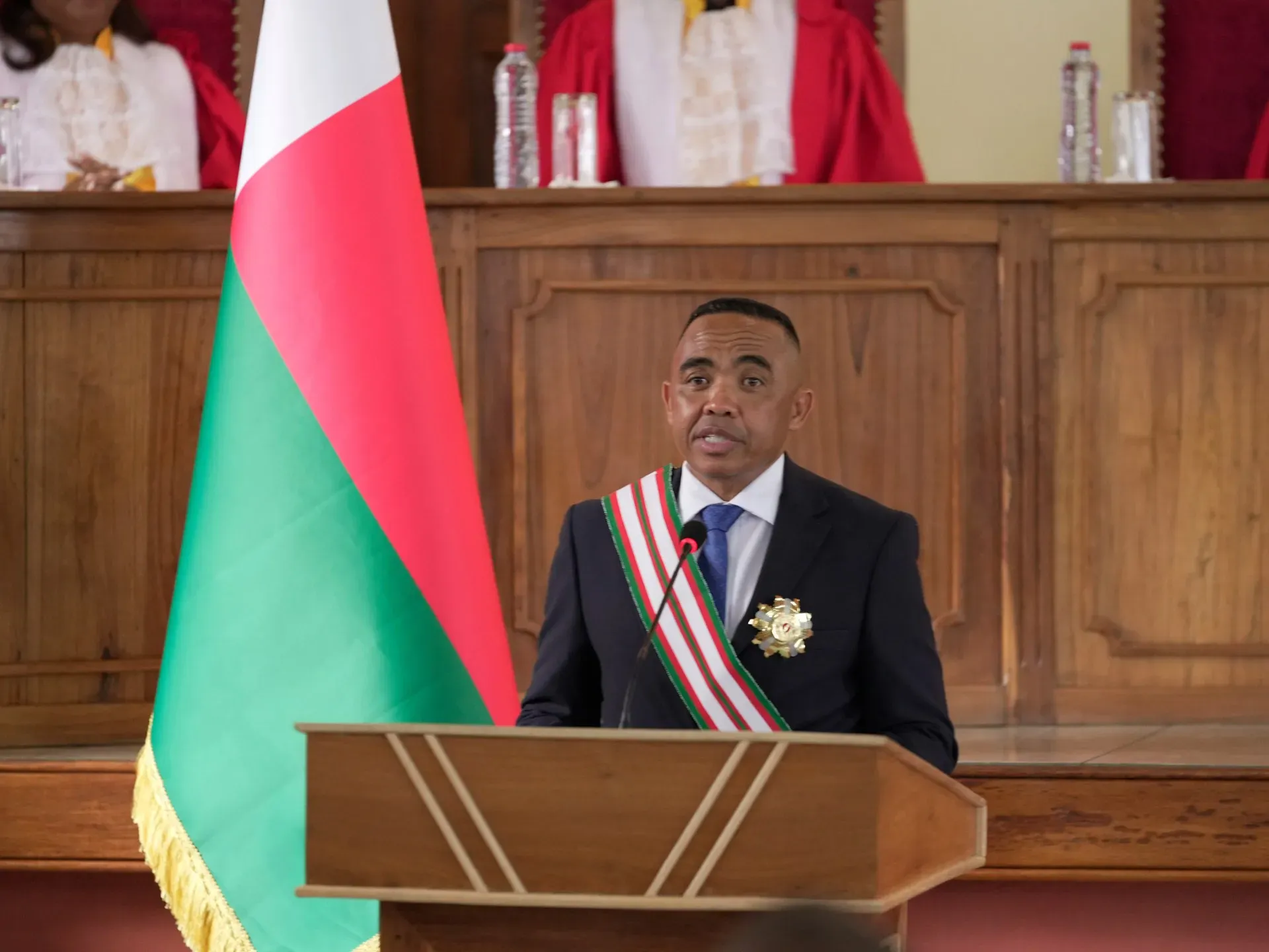 Military leader Randrianirina sworn in as Madagascar’s new president