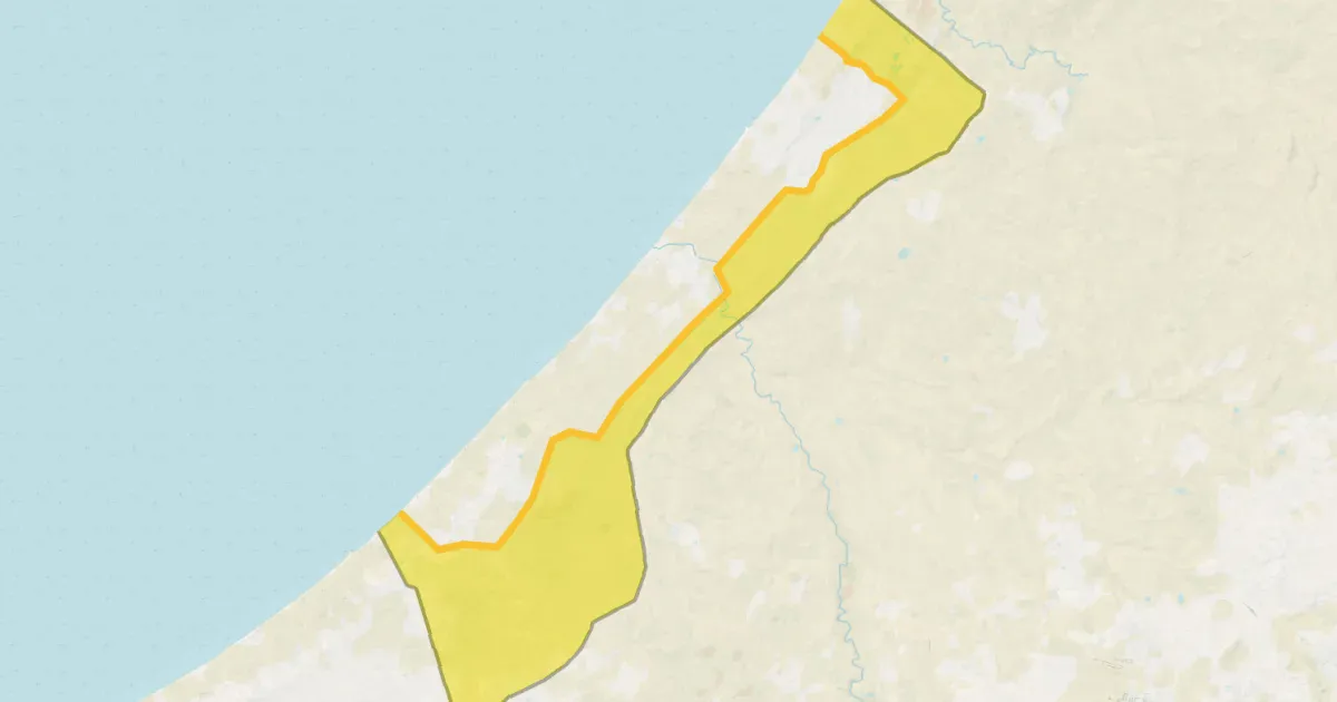 Map of Gaza shows how Israeli forces will withdraw under ceasefire deal